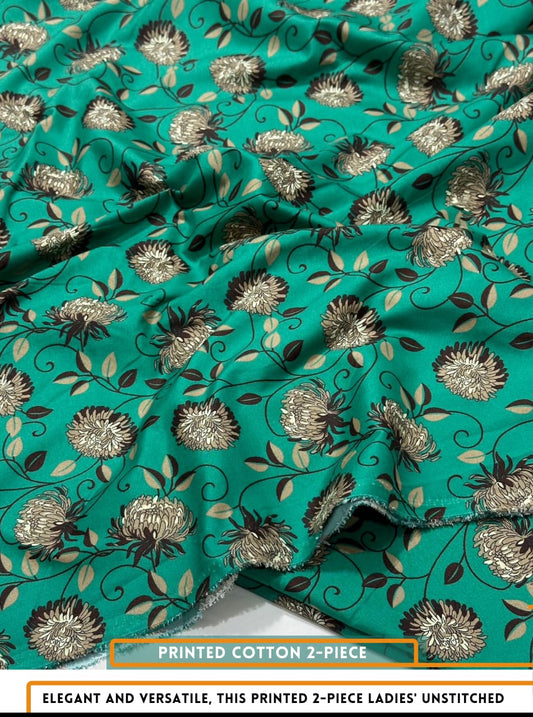 2 Piece Printed Summer Cotton