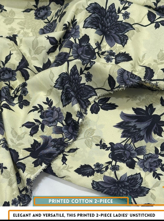 2 Piece Printed Summer Cotton